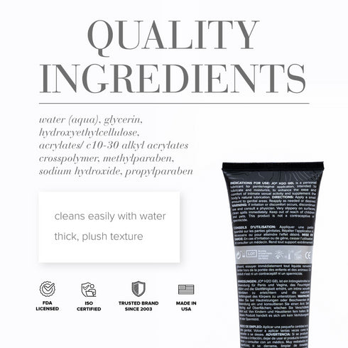 JO H2O Gel Lubricante Original Base Agua